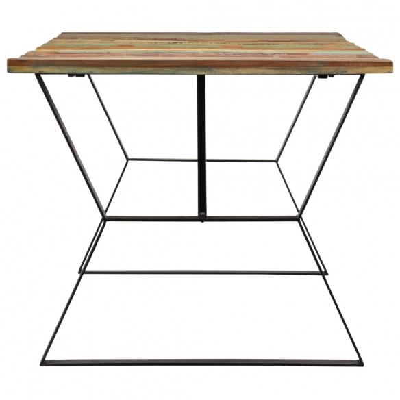 Table de salle à manger 180x90x76cm Bois de récupération solide