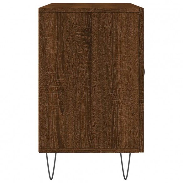 Buffet chêne marron 100x36x60 cm bois d'ingénierie