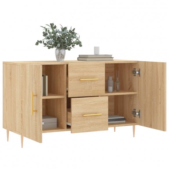 Buffet chêne sonoma 100x36x60 cm bois d'ingénierie