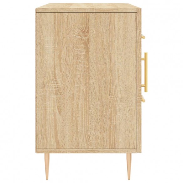 Buffet chêne sonoma 100x36x60 cm bois d'ingénierie