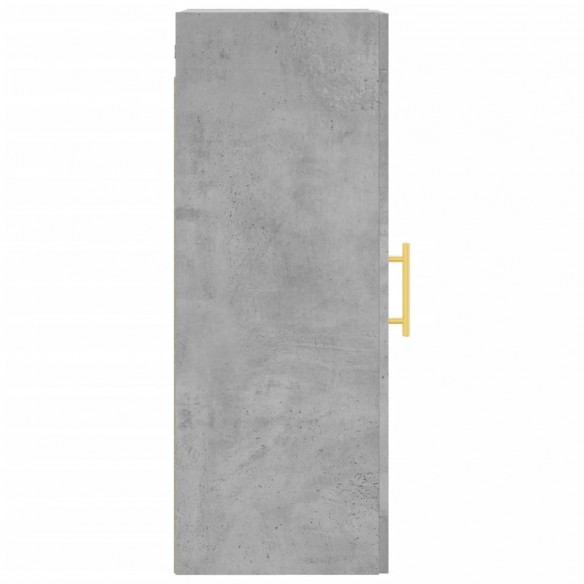 Armoire murale gris béton 34,5x34x90 cm