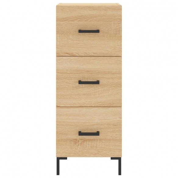 Buffet haut Chêne sonoma 34,5x34x180 cm Bois d'ingénierie