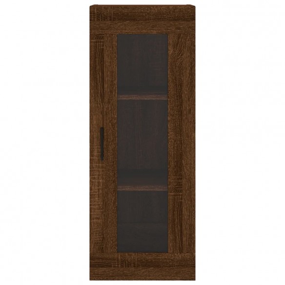 Armoire murale chêne marron 34,5x34x90 cm