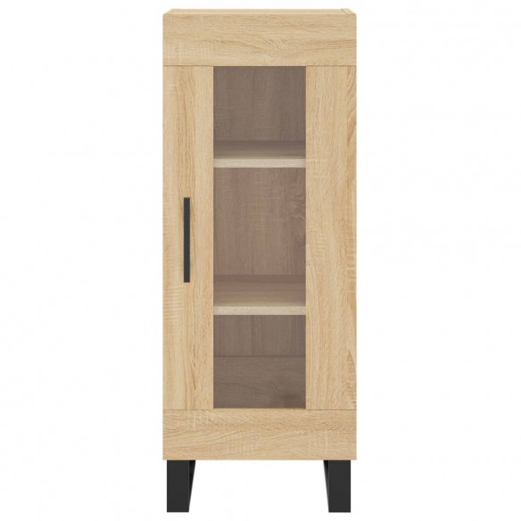 Buffet haut Chêne sonoma 34,5x34x180 cm Bois d'ingénierie