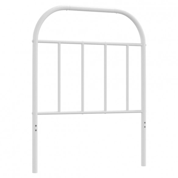 Tête de lit métal blanc 75 cm