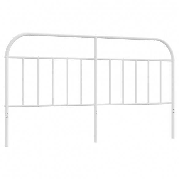 Tête de lit métal blanc 160 cm