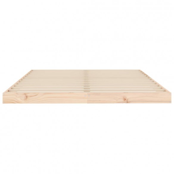 Cadre de lit 140x190 cm bois de pin massif