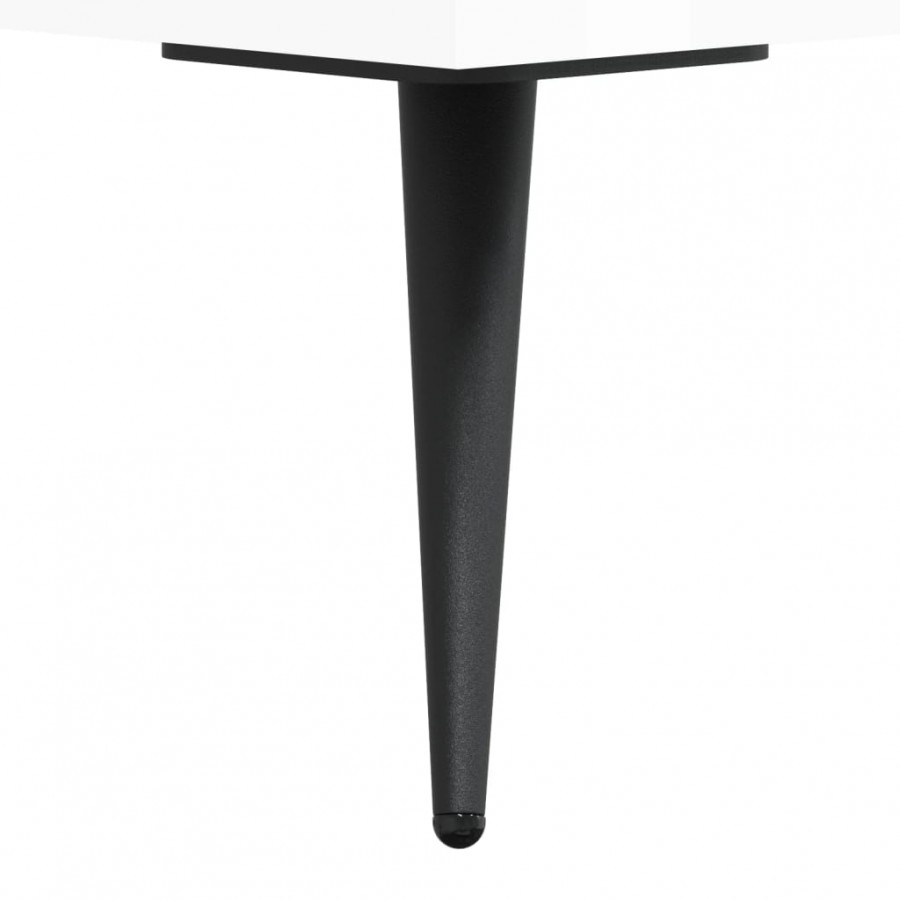 Table basse Blanc brillant 90x50x40 cm  Table basse Blanc brillant 90x50x40 cm