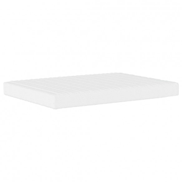 Matelas en mousse blanc 140x200 cm dureté H2 H3