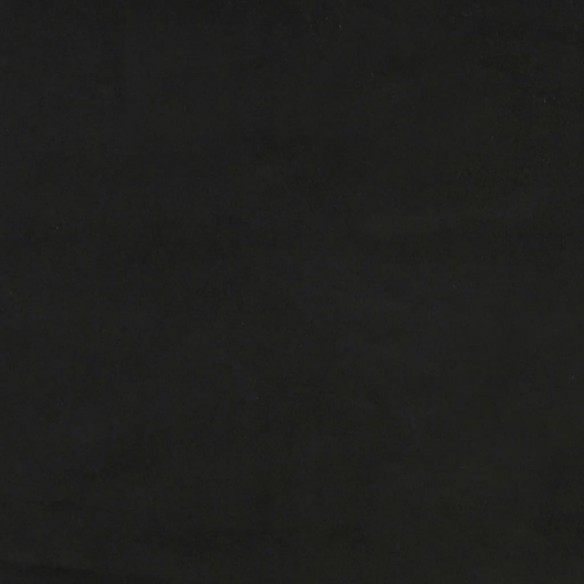 Repose-pied Noir 78x56x32 cm Velours