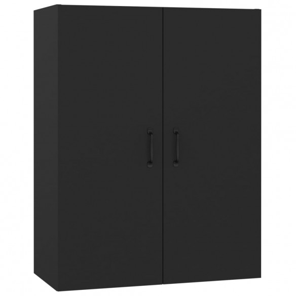 Armoire suspendue Noir 69,5x34x90 cm Bois d'ingénierie