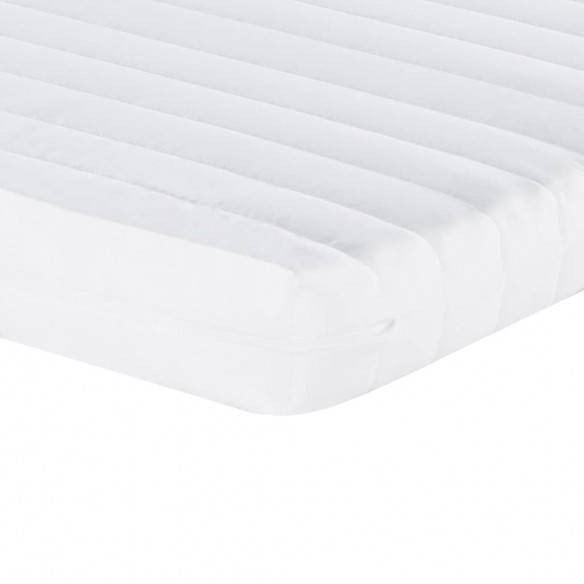 Matelas en mousse blanc 180x200 cm 7 zones dureté 20 ILD