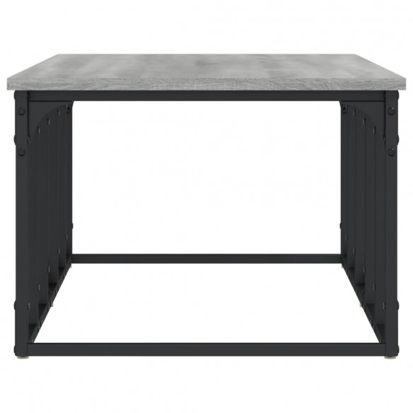 Table basse sonoma gris 100x50x35,5 cm bois d'ingénierie