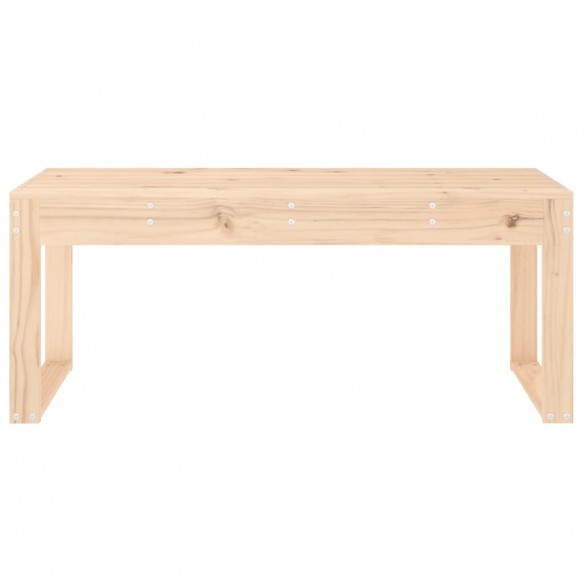 Banc de jardin 110x38x45 cm bois massif de pin