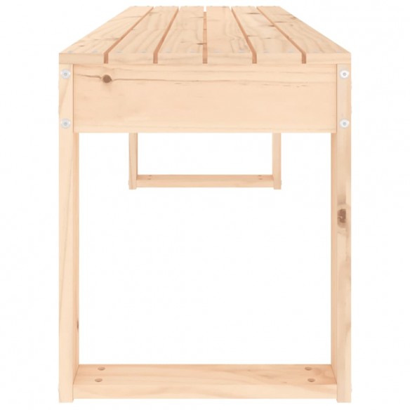 Banc de jardin 110x38x45 cm bois massif de pin