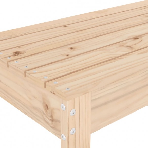 Banc de jardin 110x38x45 cm bois massif de pin