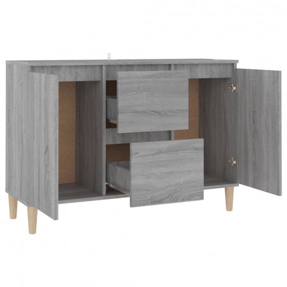 Buffet Sonoma gris 103,5x35x70 cm Bois d'ingénierie