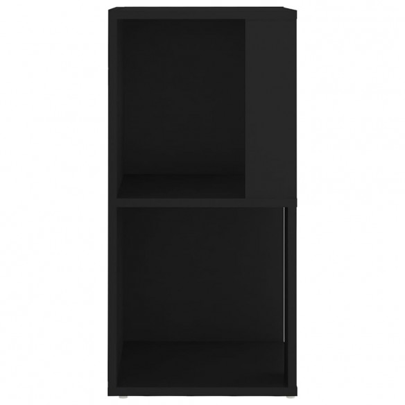 Armoire d'angle Noir 33x33x67 cm Aggloméré