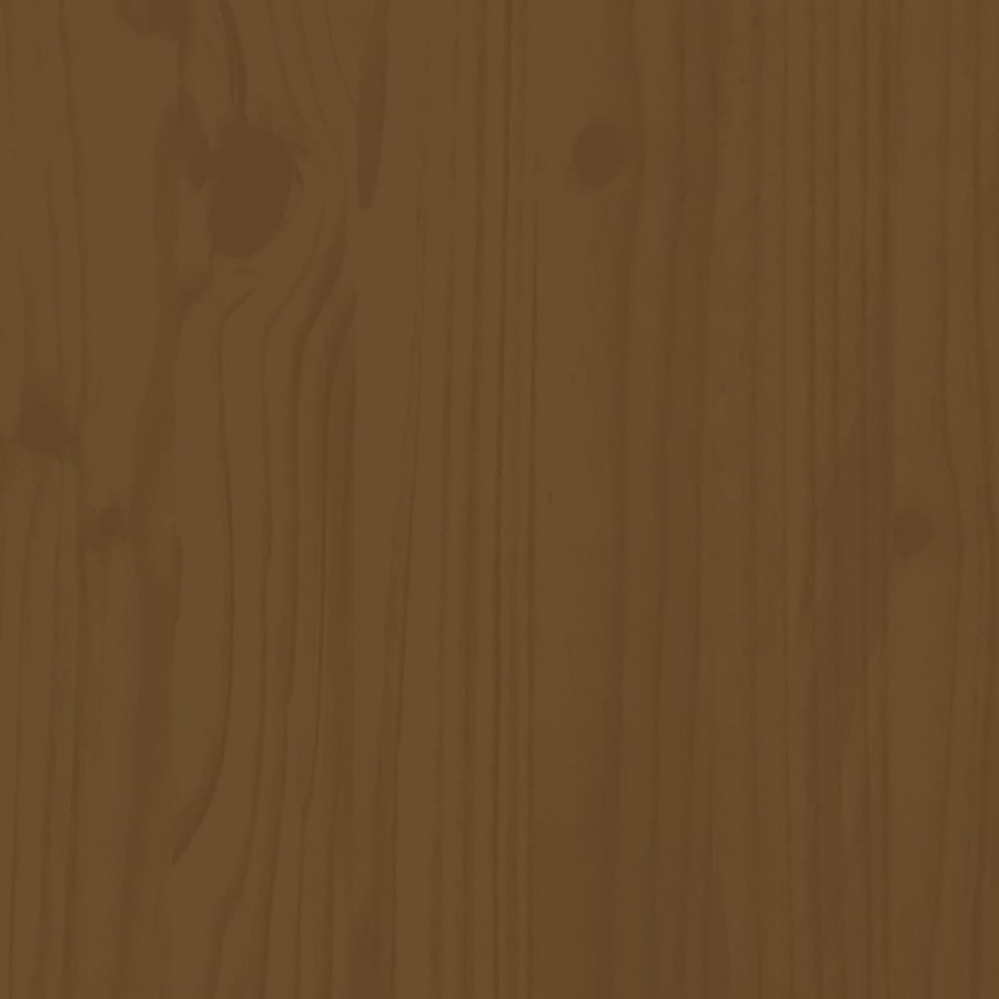 Tabourets 2 pcs marron miel 40x48,5x115,5 cm bois massif de pin