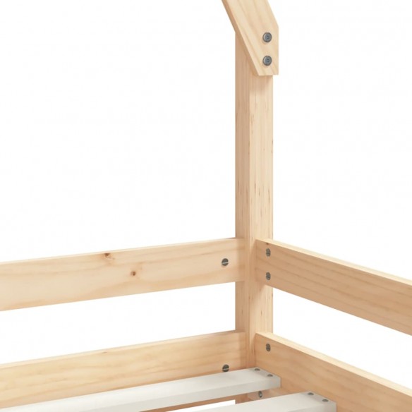 Cadre de lit pour enfants 90x200 cm bois de pin massif