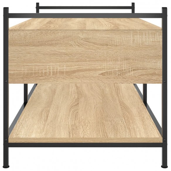 Table basse chêne sonoma 99x50x50 cm bois d'ingénierie