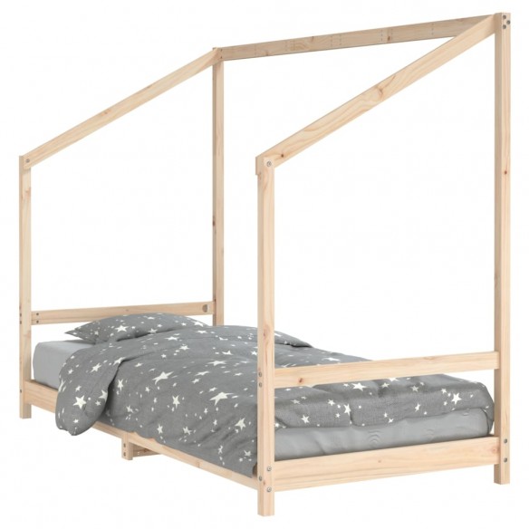 Cadre de lit pour enfants 90x200 cm bois de pin massif