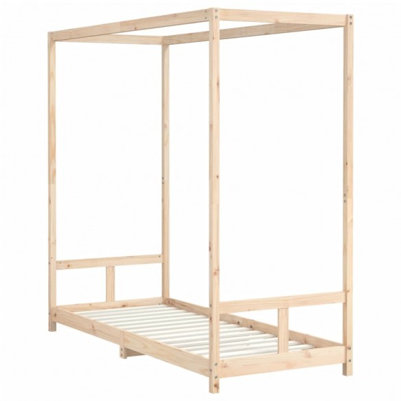 Cadre de lit pour enfants 80x200 cm bois de pin massif