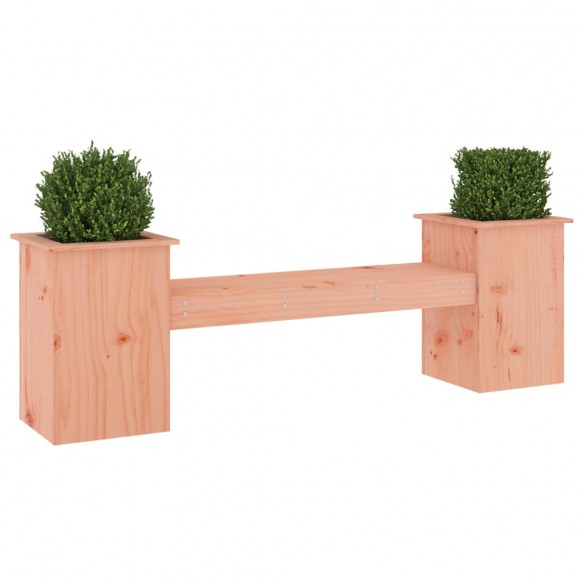 Banc avec jardinières 184,5x39,5x56,5cm bois massif de douglas