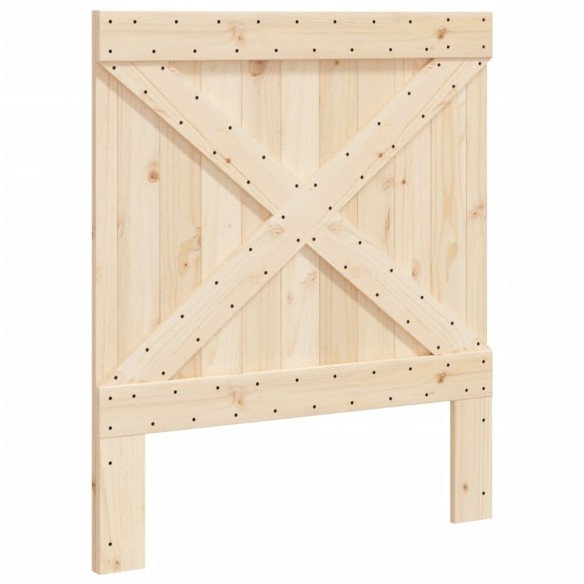 Tête de lit 90x104 cm bois massif de pin