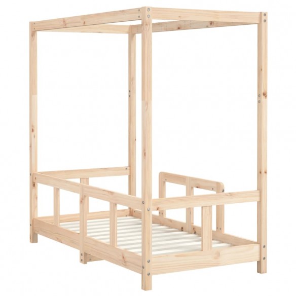 Cadre de lit pour enfant 70x140 cm bois de pin massif