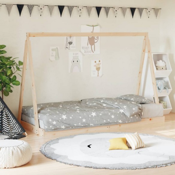Cadre de lit pour enfant 90x190 cm Bois de pin massif