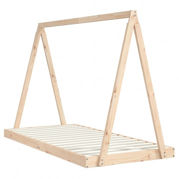 Cadre de lit pour enfant 90x190 cm Bois de pin massif