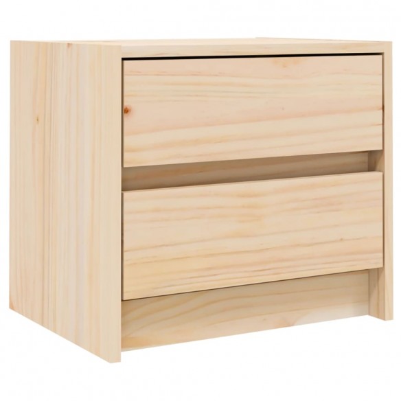 Tables de chevet 2 pcs 40x31x35,5 cm bois de pin massif