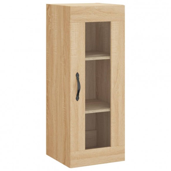 Buffet haut Chêne sonoma 34,5x34x180 cm Bois d'ingénierie