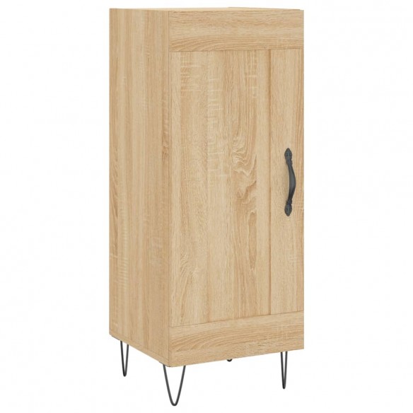 Buffet haut Chêne sonoma 34,5x34x180 cm Bois d'ingénierie