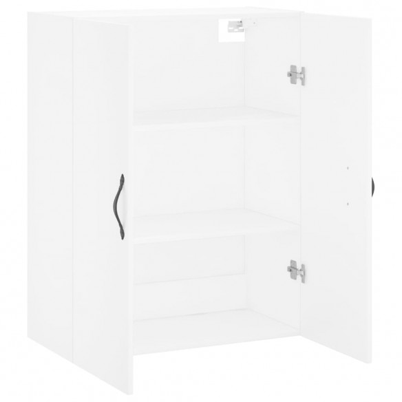 Armoire murale blanc 69,5x34x90 cm bois d'ingénierie