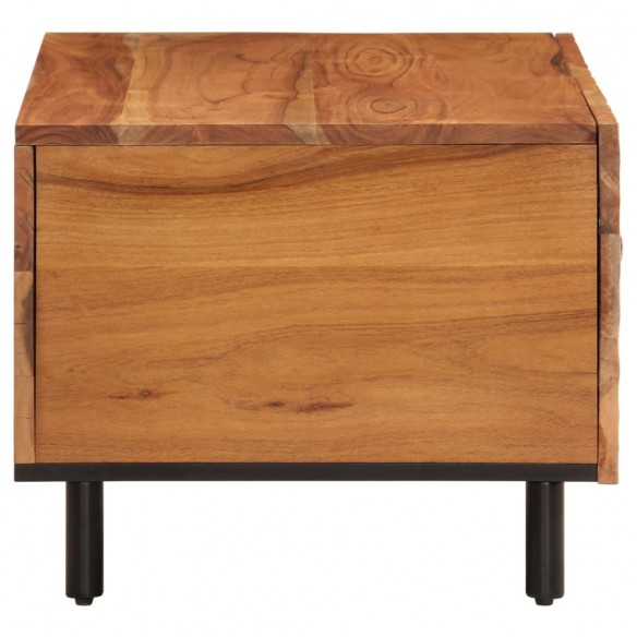 Table basse 80x50x40 cm bois massif d'acacia