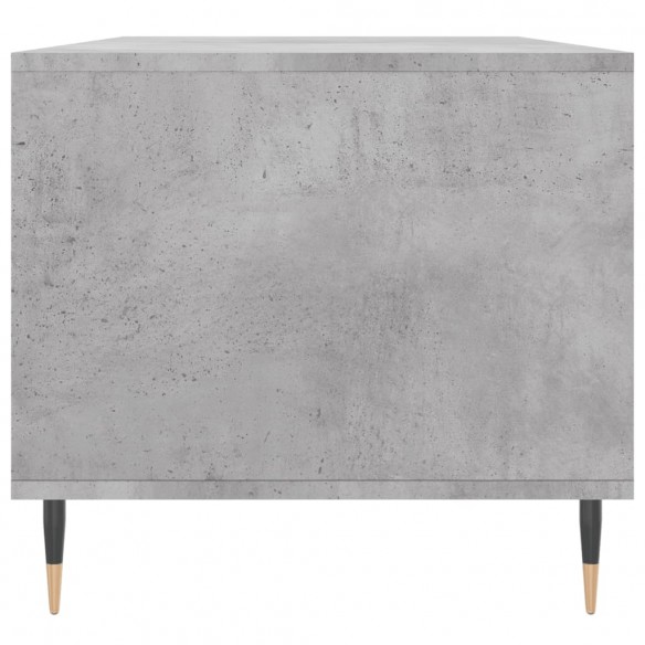 Table basse Gris béton 90x49x45 cm Bois d'ingénierie