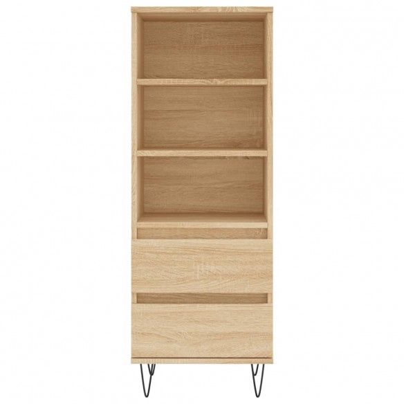 Buffet haut Chêne sonoma 40x36x110 cm Bois d'ingénierie