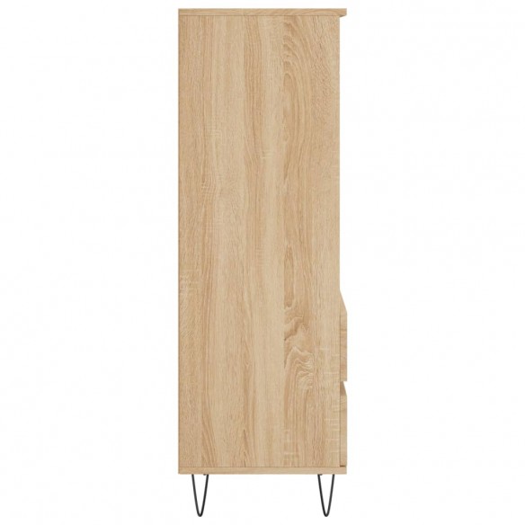 Buffet haut Chêne sonoma 40x36x110 cm Bois d'ingénierie