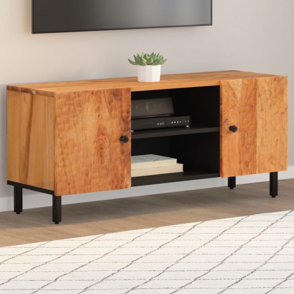 Meuble TV 105x33x46 cm Bois d'acacia massif