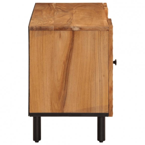 Meuble TV 105x33x46 cm Bois d'acacia massif