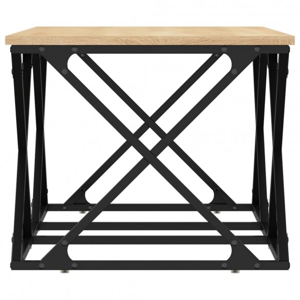 Table basse chêne sonoma 100x49x40 cm bois d'ingénierie