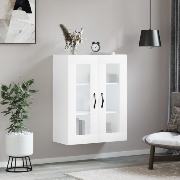 Armoire murale blanc 69,5x34x90 cm bois d'ingénierie