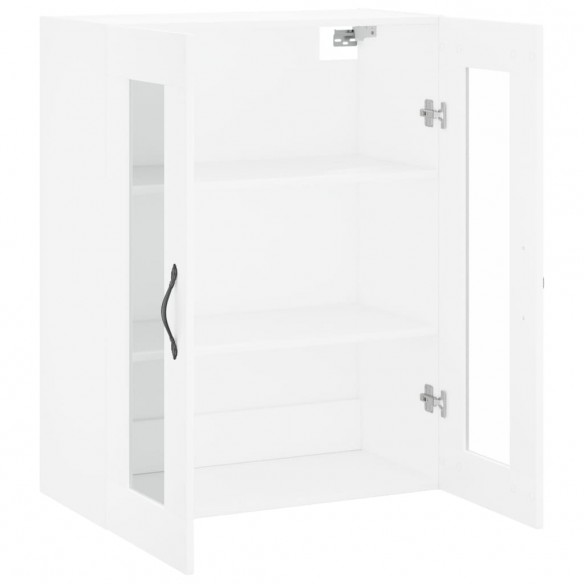 Armoire murale blanc 69,5x34x90 cm bois d'ingénierie