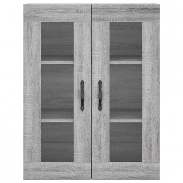 Armoires murales 2 pcs sonoma gris bois d'ingénierie