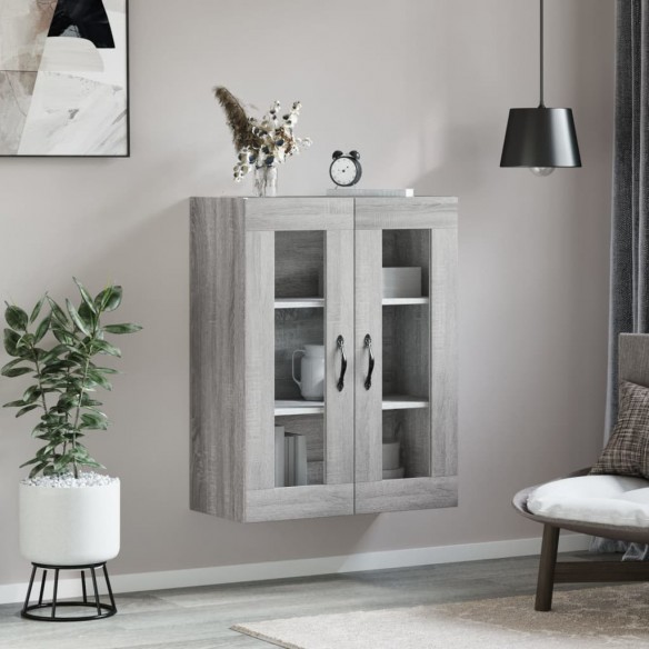 Armoire murale sonoma gris 69,5x34x90 cm bois d'ingénierie