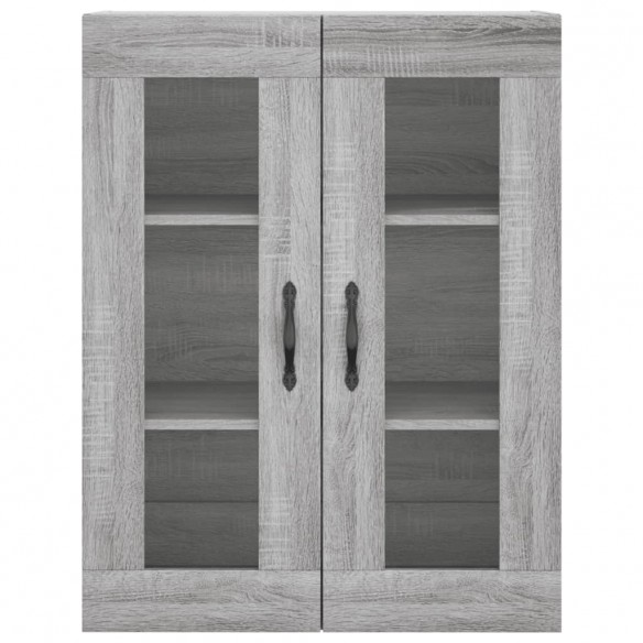 Armoire murale sonoma gris 69,5x34x90 cm bois d'ingénierie