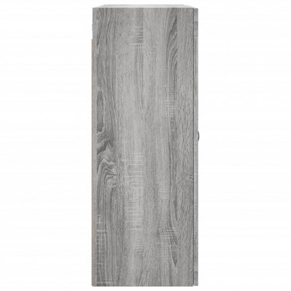 Armoire murale sonoma gris 69,5x34x90 cm bois d'ingénierie