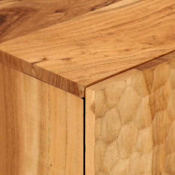 Armoire latérale 90x33x75 cm bois massif d'acacia